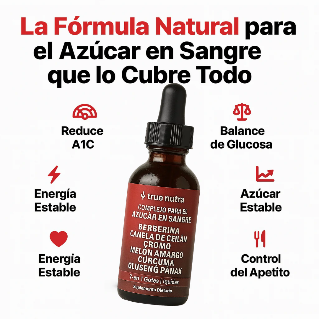 Complejo para el Azucar en Sangre: Tu rutina diaria para mantener el azúcar bajo control