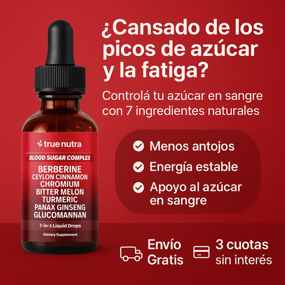 Complejo para el Azucar en Sangre: Tu rutina diaria para mantener el azúcar bajo control