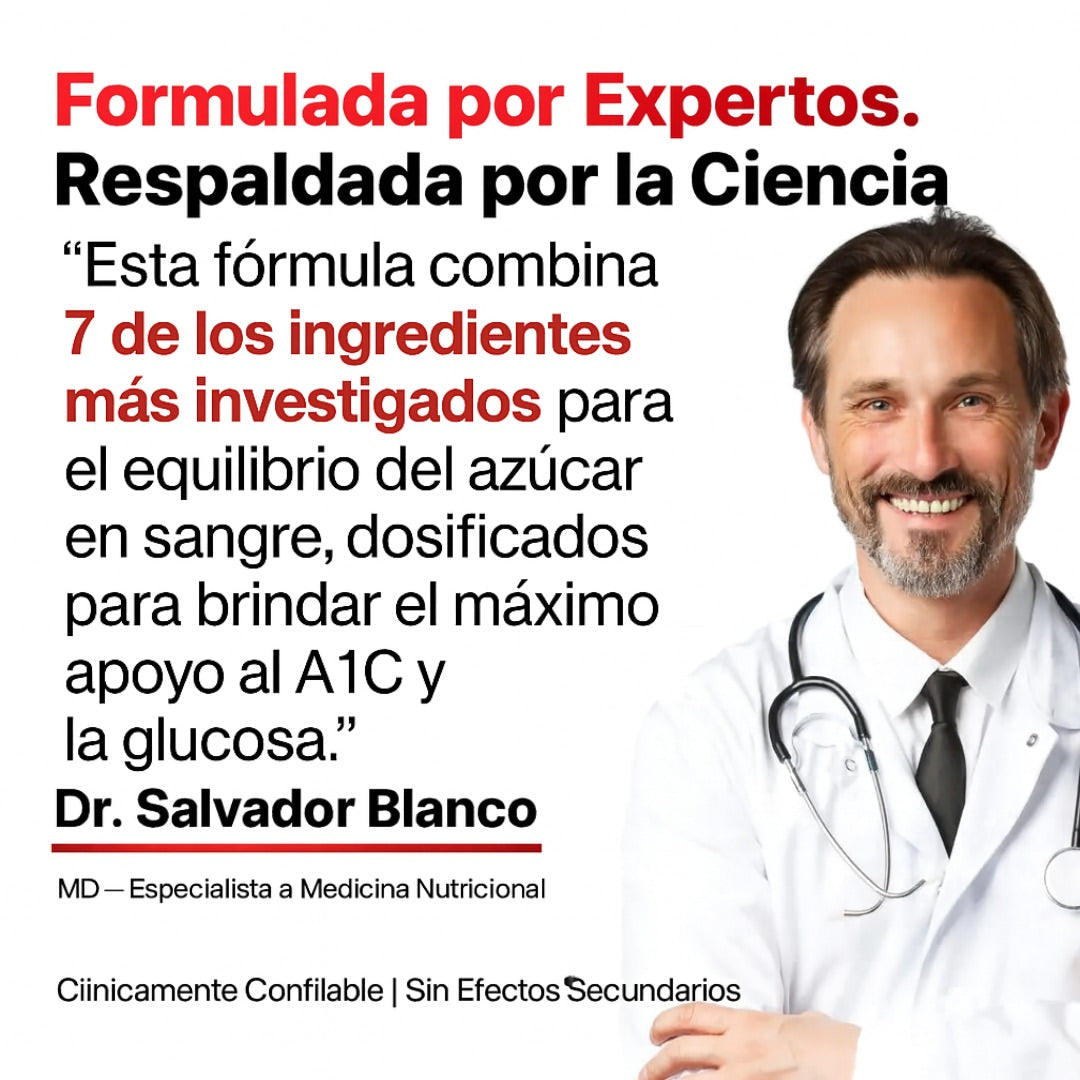 Complejo para el Azucar en Sangre: Tu rutina diaria para mantener el azúcar bajo control