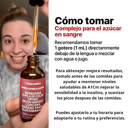 Complejo para el Azucar en Sangre: Tu rutina diaria para mantener el azúcar bajo control